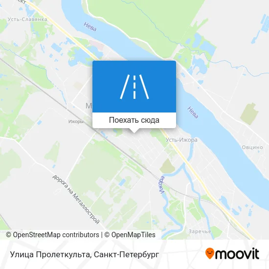 Карта Улица Пролеткульта