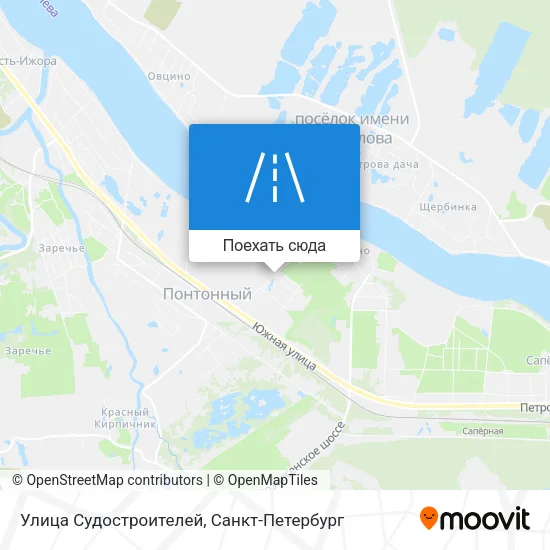 Карта Улица Судостроителей