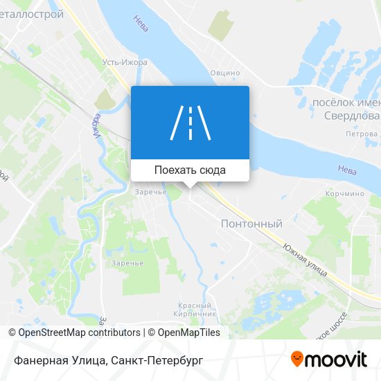 Карта Фанерная Улица