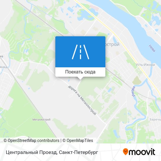 Карта Центральный Проезд
