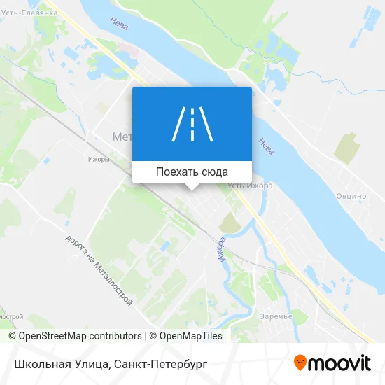 Карта Школьная Улица