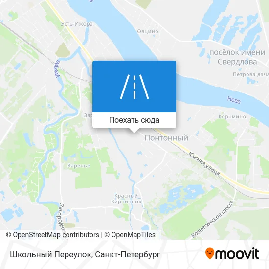 Карта Школьный Переулок