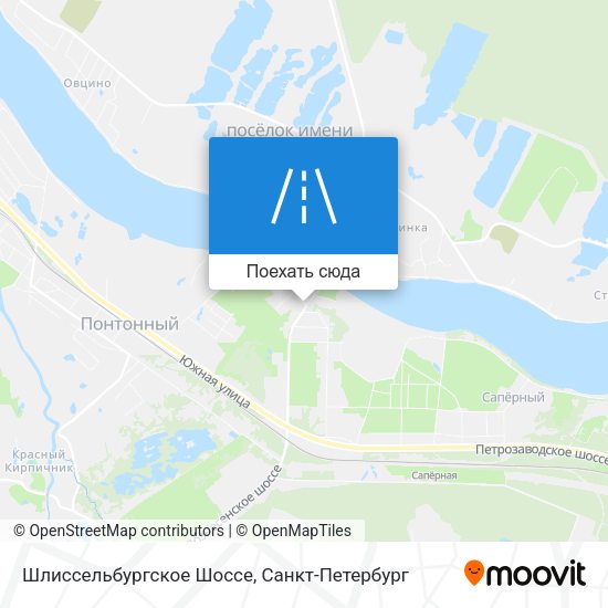 Карта Шлиссельбургское Шоссе