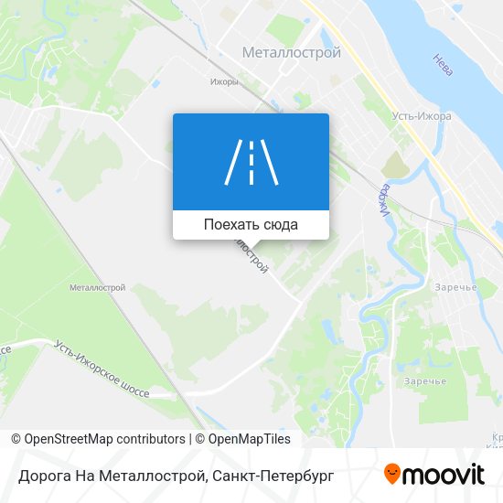 Карта Дорога На Металлострой