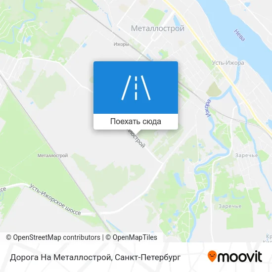 Карта Дорога На Металлострой