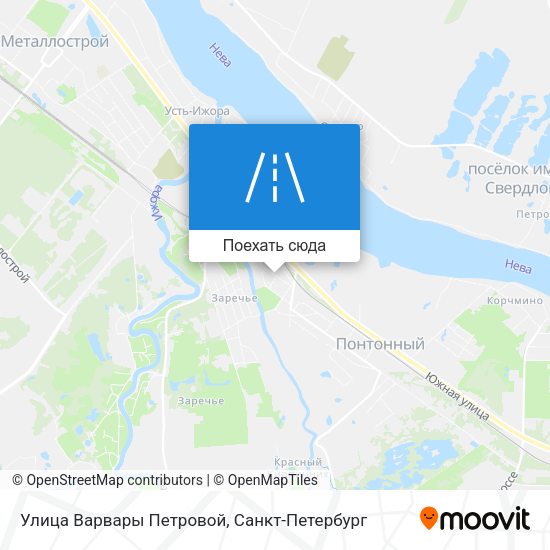 Карта Улица Варвары Петровой