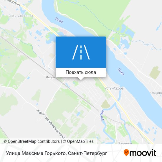 Карта Улица Максима Горького