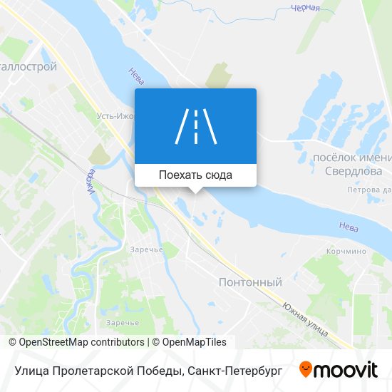 Карта Улица Пролетарской Победы
