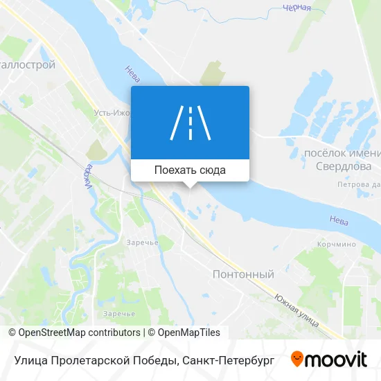 Карта Улица Пролетарской Победы