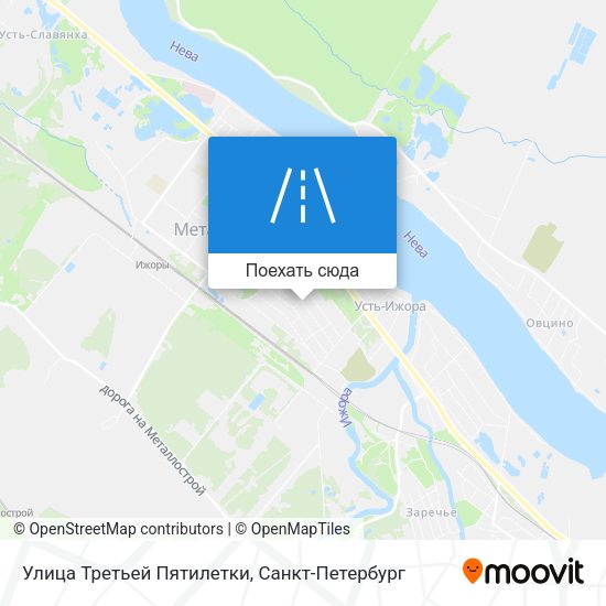 Карта Улица Третьей Пятилетки