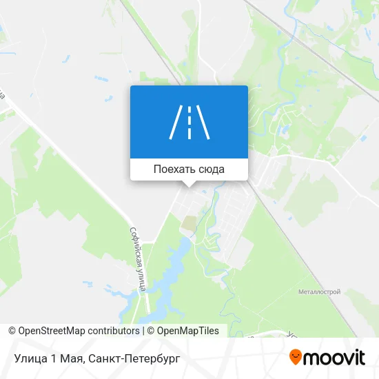 Карта Улица 1 Мая