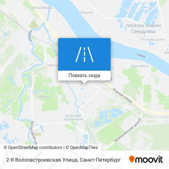 Карта 2-Я Волховстроевская Улица