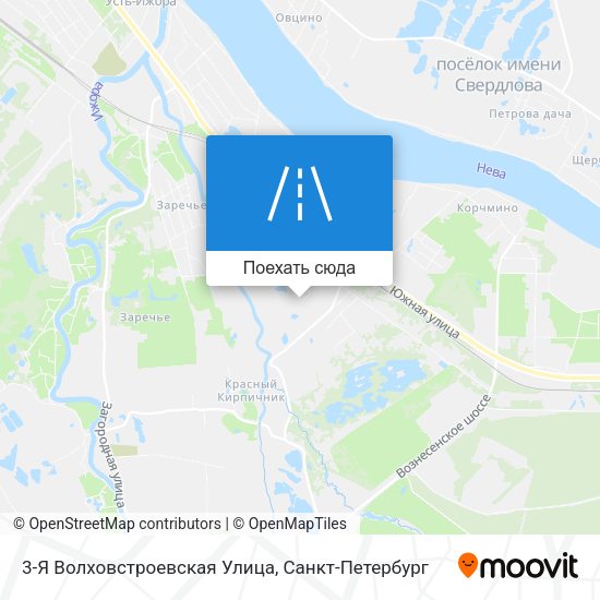 Карта 3-Я Волховстроевская Улица