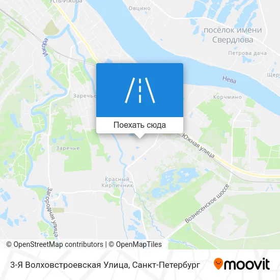 Карта 3-Я Волховстроевская Улица