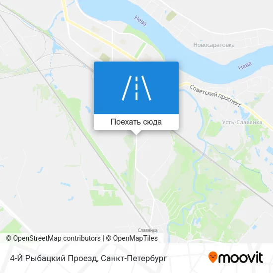 Карта 4-Й Рыбацкий Проезд