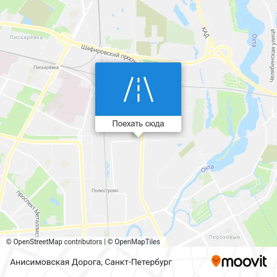 Карта Анисимовская Дорога