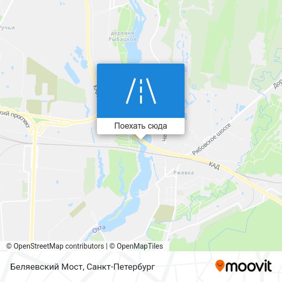 Карта Беляевский Мост