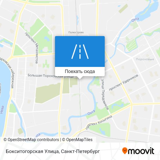 Карта Бокситогорская Улица