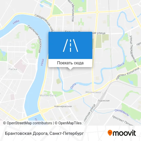 Карта Брантовская Дорога