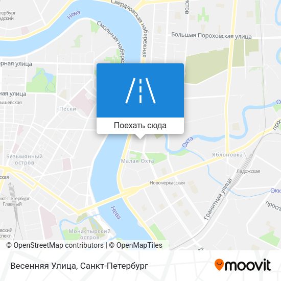 Карта Весенняя Улица