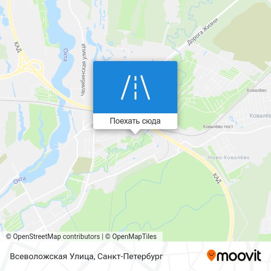 Карта Всеволожская Улица