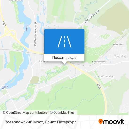 Карта Всеволожский Мост