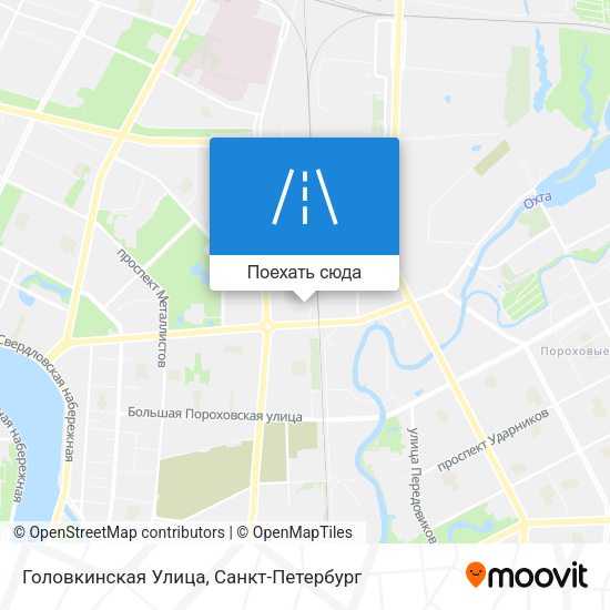 Карта Головкинская Улица