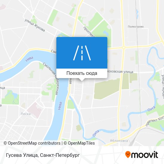 Карта Гусева Улица