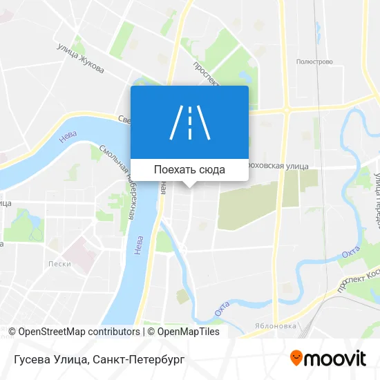 Карта Гусева Улица