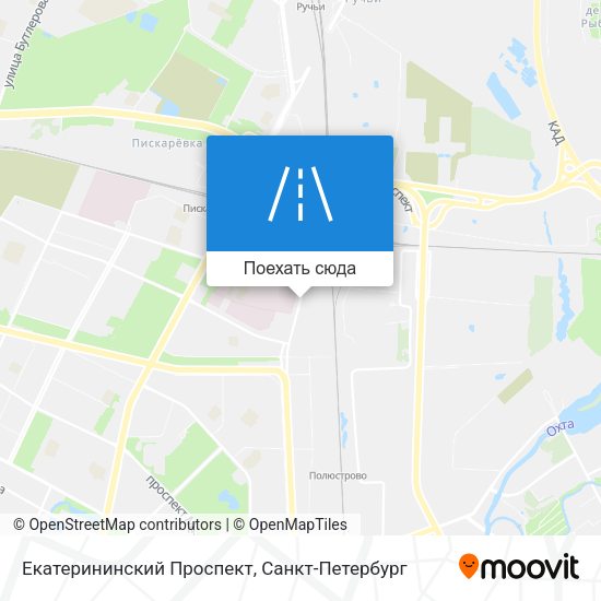 Карта Екатерининский Проспект