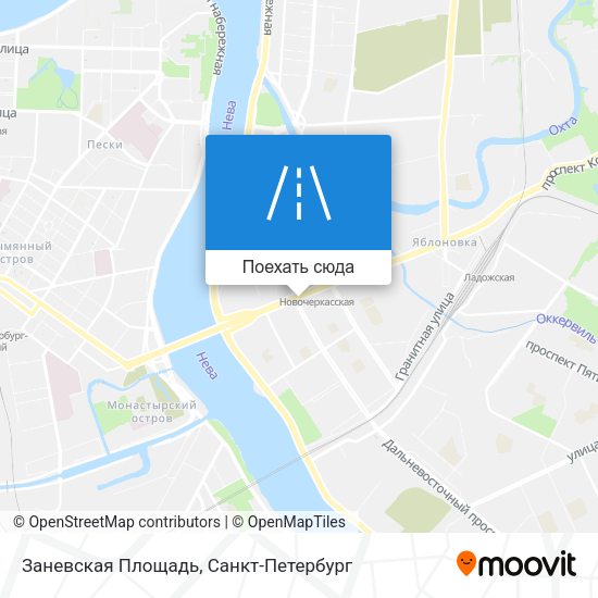 Карта Заневская Площадь