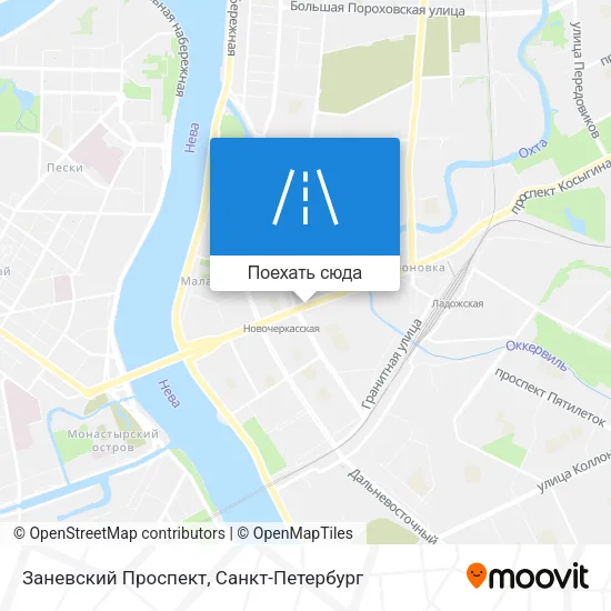 Карта Заневский Проспект