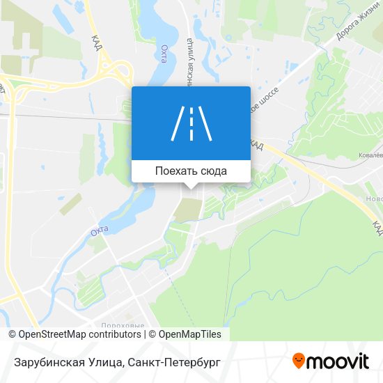 Карта Зарубинская Улица