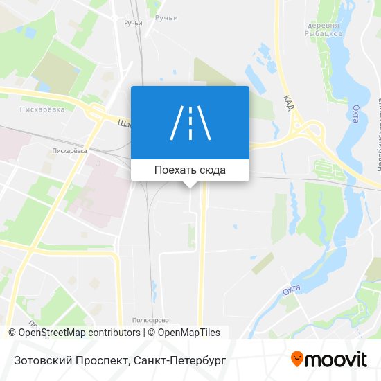Карта Зотовский Проспект