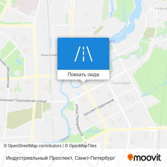 Карта Индустриальный Проспект