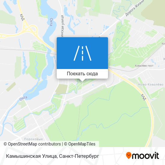 Карта Камышинская Улица