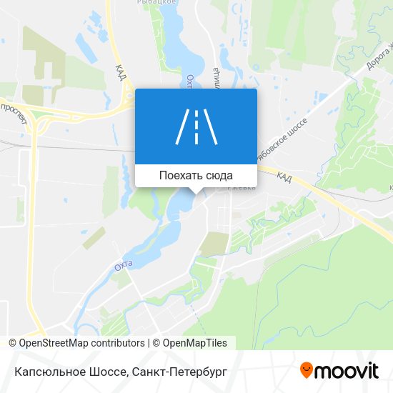 Карта Капсюльное Шоссе