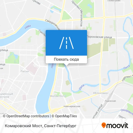Карта Комаровский Мост