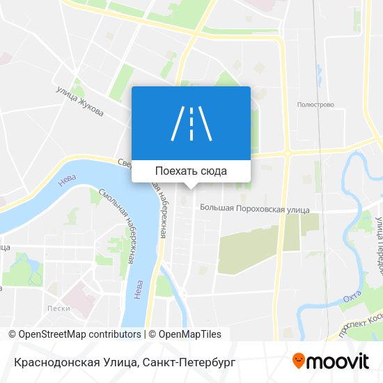 Карта Краснодонская Улица