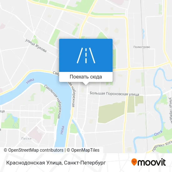 Карта Краснодонская Улица