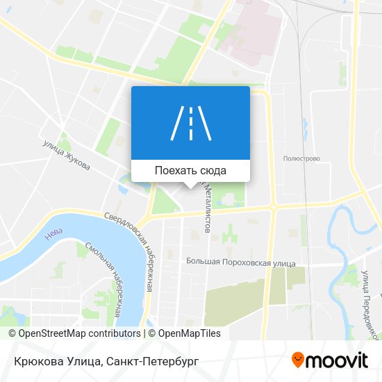Карта Крюкова Улица