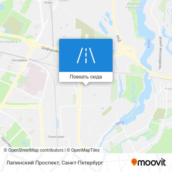 Карта Лапинский Проспект
