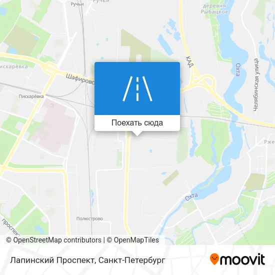Карта Лапинский Проспект