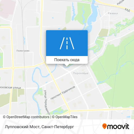 Карта Лупповский Мост
