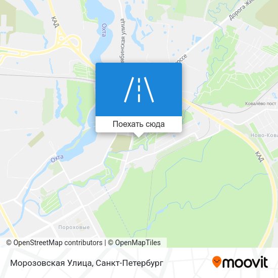 Карта Морозовская Улица