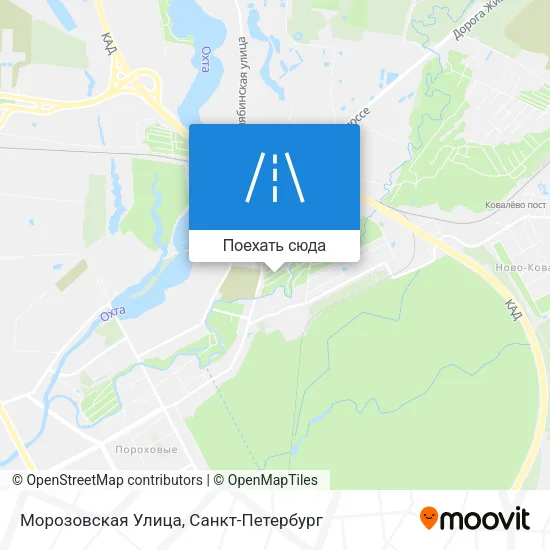 Карта Морозовская Улица