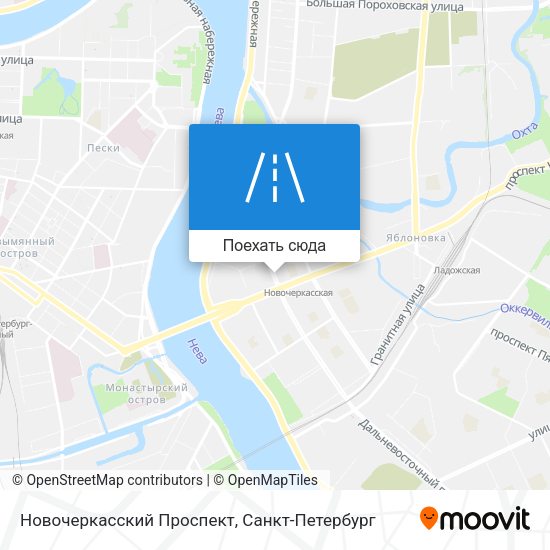 Карта Новочеркасский Проспект