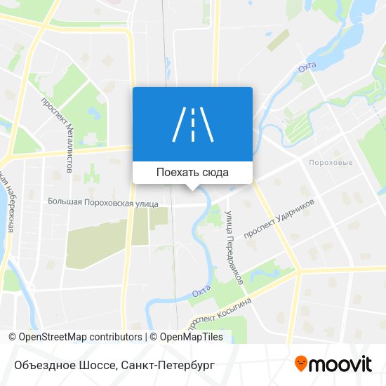 Карта Объездное Шоссе