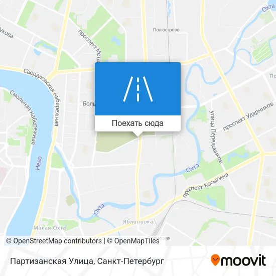 Карта Партизанская Улица