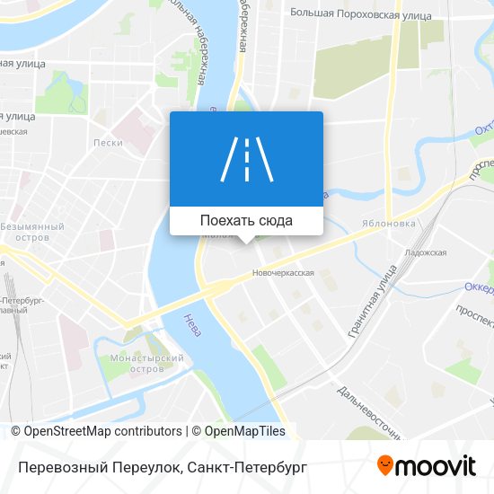 Карта Перевозный Переулок
